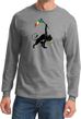 Mens Shirt Rasta Triangle Long Sleeve Tee T-Shirt