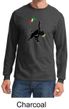Mens Shirt Rasta Triangle Long Sleeve Tee T-Shirt
