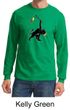 Mens Shirt Rasta Triangle Long Sleeve Tee T-Shirt