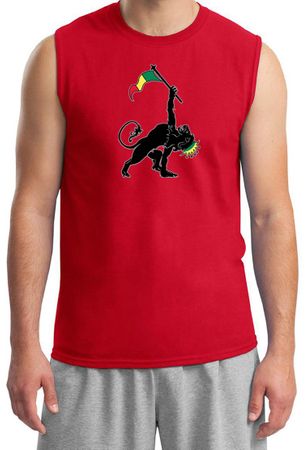 Mens Shirt Rasta Triangle Muscle Tee T-Shirt