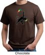 Mens Shirt Rasta Triangle Organic Tee T-Shirt