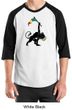 Mens Shirt Rasta Triangle Raglan Tee T-Shirt