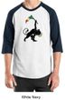 Mens Shirt Rasta Triangle Raglan Tee T-Shirt