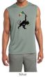 Mens Shirt Rasta Triangle Sleeveless Moisture Wicking Tee T-Shirt