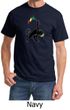 Mens Shirt Rasta Triangle Tee T-Shirt