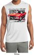 Mens Shirt Red Challenger Sleeveless Moisture Wicking Tee T-Shirt
