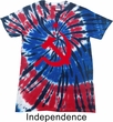 Mens Shirt Red Hammer And Sickle Independence Patriotic Tie Dye Tee