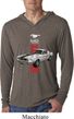 Mens Shirt Red Stripe Mustang 50 Years Lightweight Hoodie Tee T-Shirt