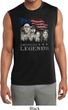 Mens Shirt Rushmorons Sleeveless Moisture Wicking Tee T-Shirt