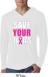Mens Shirt Save Your Tatas Lightweight Hoodie Tee T-Shirt