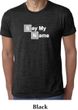 Mens Shirt Say My Name Burnout Tee T-Shirt