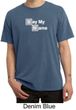 Mens Shirt Say My Name Pigment Dyed Tee T-Shirt