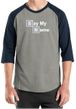 Mens Shirt Say My Name Raglan Tee T-Shirt