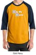 Mens Shirt Say My Name Raglan Tee T-Shirt