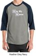 Mens Shirt Say My Name Raglan Tee T-Shirt
