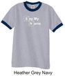 Mens Shirt Say My Name Ringer Tee T-Shirt