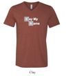 Mens Shirt Say My Name Tri Blend V-neck Tee T-Shirt