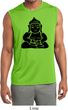 Mens Shirt Shadow Buddha Sleeveless Moisture Wicking Tee T-Shirt