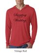 Mens Shirt Sweating For My Wedding Lightweight Hoodie Tee T-Shirt