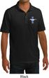 Mens Shirt The Legend Lives Crest Pocket Print Pique Polo