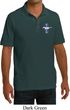 Mens Shirt The Legend Lives Crest Pocket Print Pique Polo