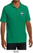 Mens Shirt The Legend Lives Crest Pocket Print Pique Polo