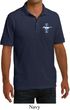 Mens Shirt The Legend Lives Crest Pocket Print Pique Polo