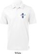 Mens Shirt The Legend Lives Crest Pocket Print Textured Polo