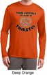 Mens Shirt Thirsty Pretzels Dry Wicking Long Sleeve T-Shirt