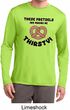 Mens Shirt Thirsty Pretzels Dry Wicking Long Sleeve T-Shirt