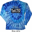 Mens Shirt Twisted Long Sleeve Tie Dye Tee T-shirt