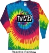 Mens Shirt Twisted Long Sleeve Tie Dye Tee T-shirt