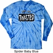 Mens Shirt Twisted Long Sleeve Tie Dye Tee T-shirt