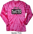 Mens Shirt Twisted Long Sleeve Tie Dye Tee T-shirt