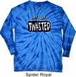 Mens Shirt Twisted Long Sleeve Tie Dye Tee T-shirt
