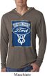 Mens Shirt V8 Genuine Ford Parts Lightweight Hoodie Tee T-Shirt