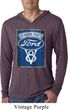 Mens Shirt V8 Genuine Ford Parts Lightweight Hoodie Tee T-Shirt