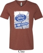 Mens Shirt Vintage Sign Genuine Ford Parts Tri Blend V-neck Tee