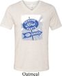 Mens Shirt Vintage Sign Genuine Ford Parts Tri Blend V-neck Tee