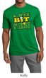 Mens Shirts A Wee Bit Irish Shamrock Moisture Wicking Tee T-Shirt