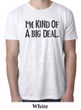 Mens Shirts Kind of a Big Deal Black Print Burnout Tee T-Shirt