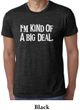 Mens Shirts Kind of a Big Deal White Print Burnout Tee T-Shirt