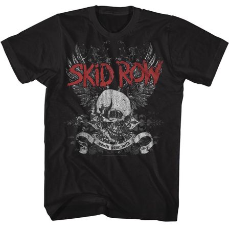 Mens Skid Row "Youth Gone Wild" T-shirt - Black