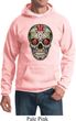 Mens Skull Hoodie Sugar Skull with Roses Hoody