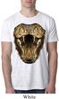 Mens Snake Shirt Big Cobra Snake Face Burnout T-Shirt