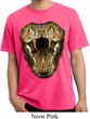 Mens Snake Shirt Big Cobra Snake Face Pigment Dyed Tee T-Shirt