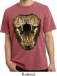 Mens Snake Shirt Big Cobra Snake Face Pigment Dyed Tee T-Shirt