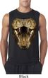 Mens Snake Shirt Big Cobra Snake Face Sleeveless Tee T-Shirt