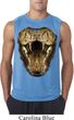Mens Snake Shirt Big Cobra Snake Face Sleeveless Tee T-Shirt