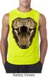 Mens Snake Shirt Big Cobra Snake Face Sleeveless Tee T-Shirt